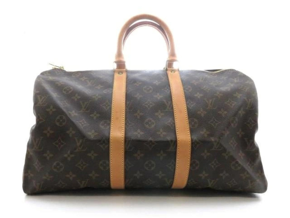 LOUIS VUITTON Keepall Boston Bag Monogram